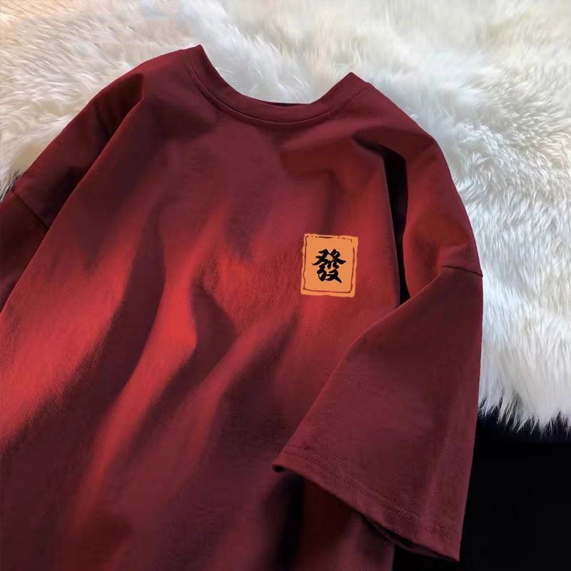 Summer Clothing Brand Names - เสื้อยืดผู้ชายผ้าฝ้ายทรงหลวม แขนสั้น แฟชั่นฤดูร้อน ป้องกันแสงแดด แบรนด์เนม ไม่มีป้าย