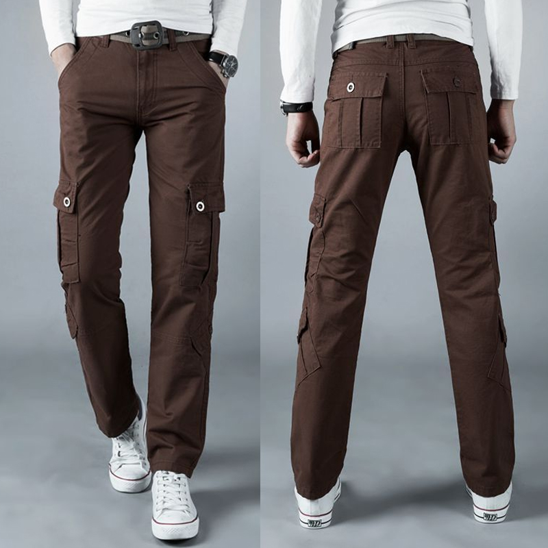 Summer Clothing Styles Men - ฤดูร้อนใหม่สีทึบ Casual กระเป๋ากางเกง Cargo Man บางสไตล์ผ้าฝ้ายกลางแจ้งเสื้อผ้า