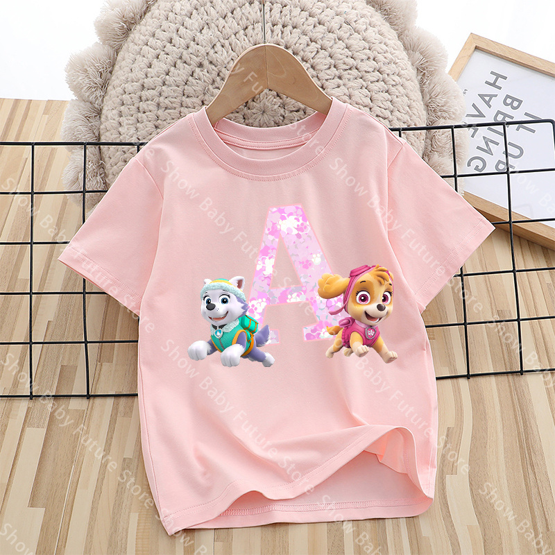 Summer Everest Clothing - ใหม่ PAWs Patrols Skye Everest Letter