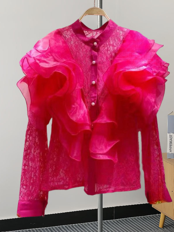 เสื้อเชิ้ตลูกไม้สไตล์เกาหลี แข - Summer Clothing Old Money บทวิจารณ์และราคา