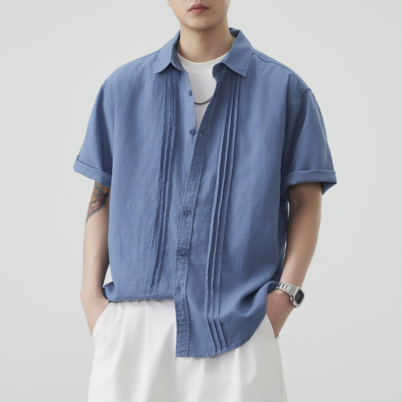 เสื้อเชิ้ตแบรนด์เนม ผ้าลินินผส - Summer Clothing Old Money บทวิจารณ์และราคา