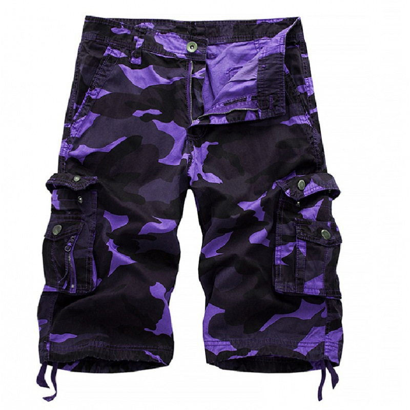 กางเกงขาสั้นทำงานลายพรางสีน้ำเ - Summer Clothing Work บทวิจารณ์และราคา