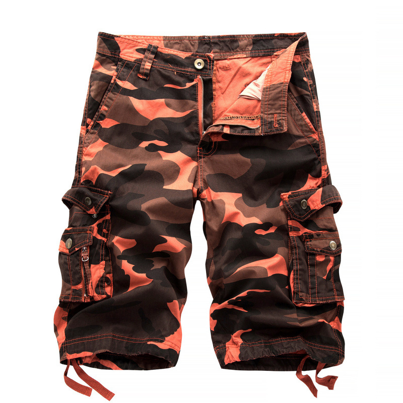 กางเกงขาสั้นทำงานลายพรางสีน้ำเ - Summer Clothing Work บทวิจารณ์และราคา