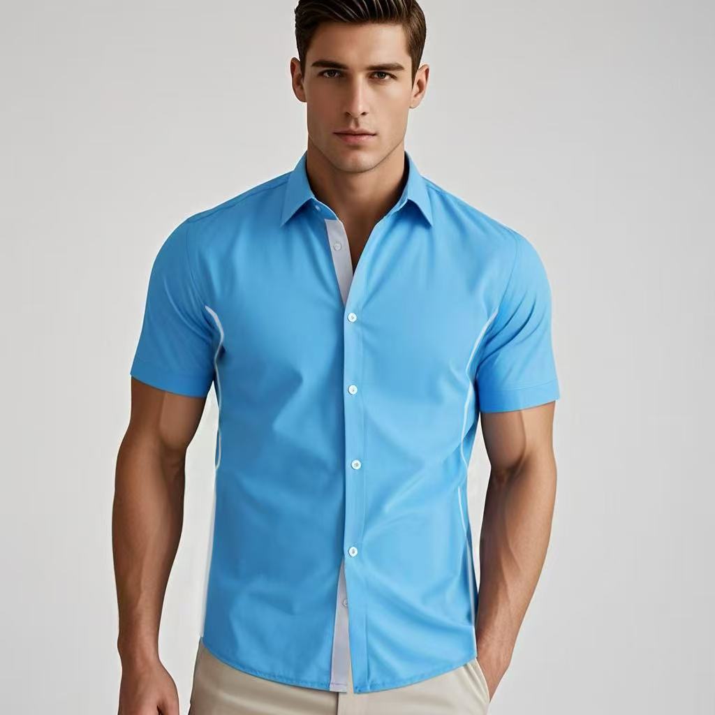 เสื้อเชิ้ตธุรกิจแบบยืดหยุ่นสำห - Summer Clothing Old Money บทวิจารณ์และราคา