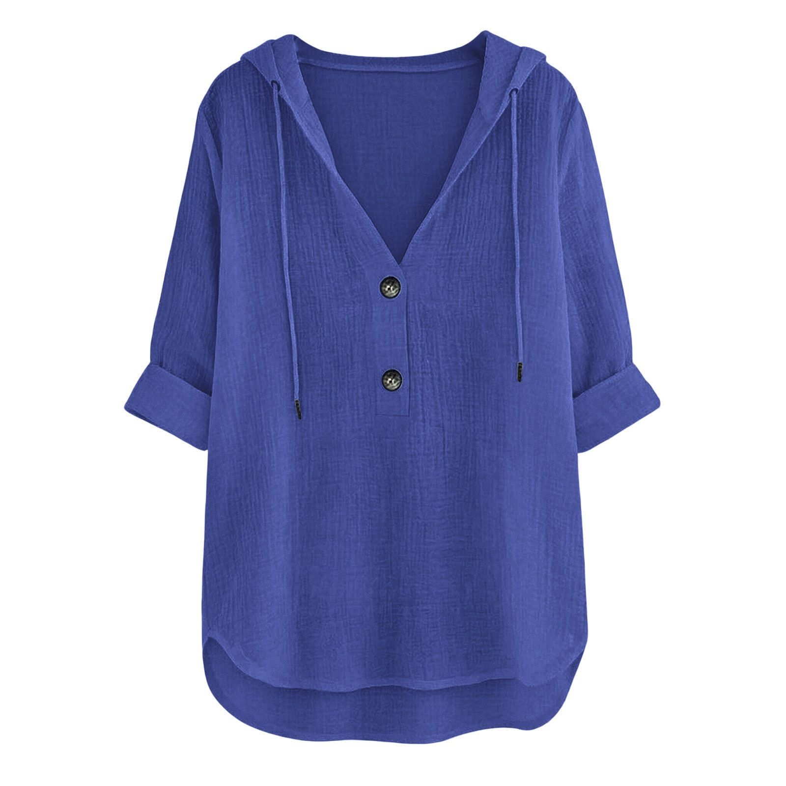 เสื้อผู้หญิงมีฮู้ด คอวี กระดุม - Summer Clothing Old Money บทวิจารณ์และราคา