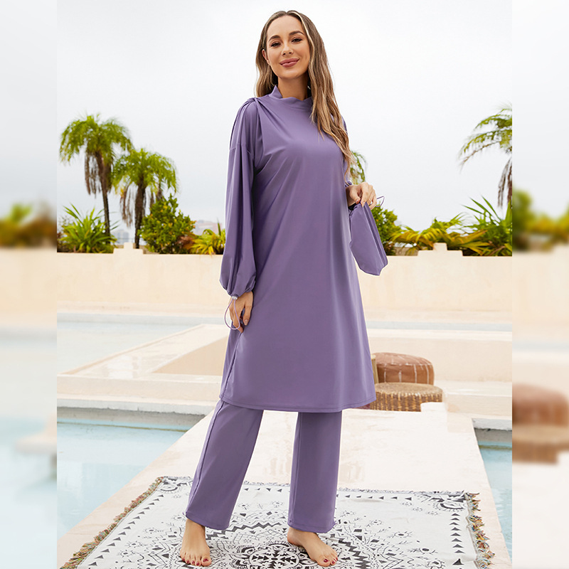 ชุดว่ายน้ำมุสลิมแบบอบายะสำหรับ - Summer Clothing Hijab บทวิจารณ์และราคา