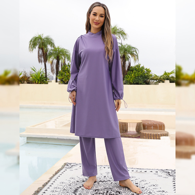 ชุดว่ายน้ำมุสลิมแบบอบายะสำหรับ - Summer Clothing Hijab บทวิจารณ์และราคา