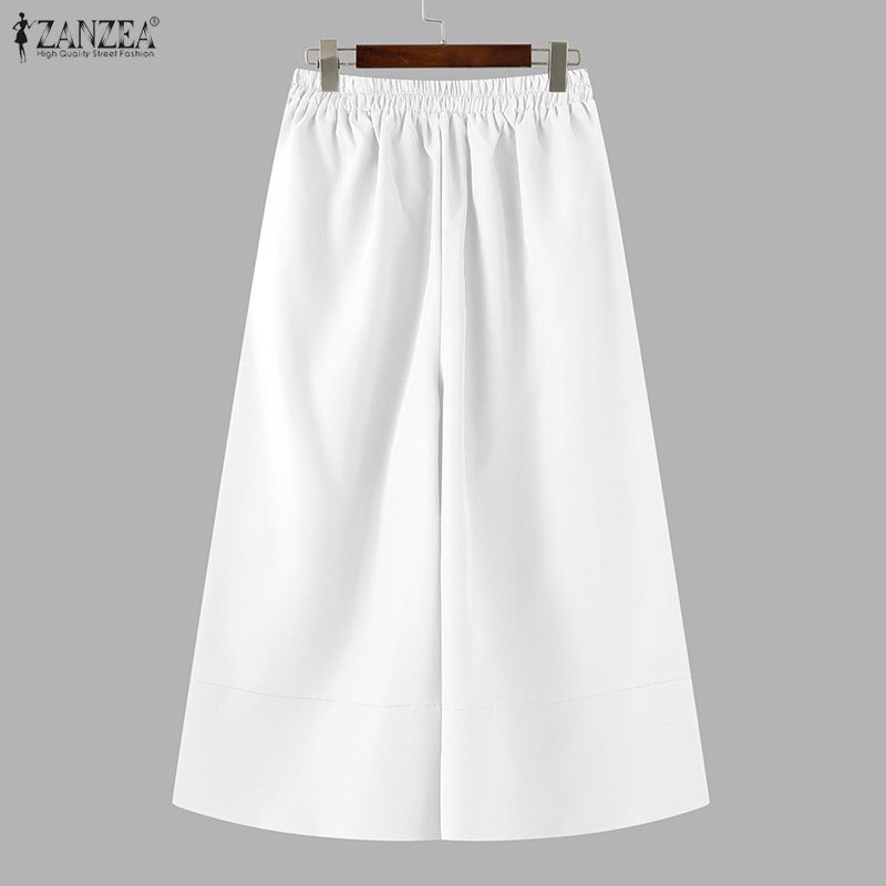 ZANZEA PLUS ไซส์ 5XL กางเกงคาป - Summer Clothing Work บทวิจารณ์และราคา