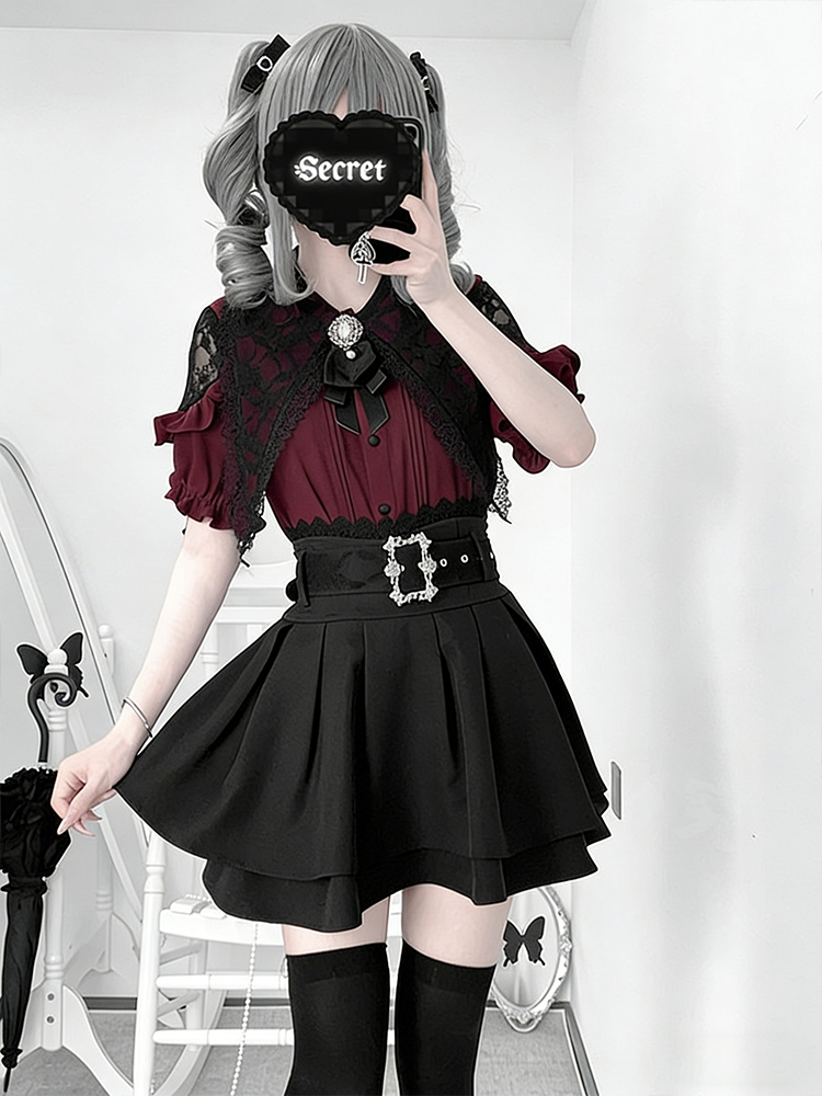 เสื้อเปิดไหล่สไตล์โกธิคและกระโ - Summer Clothing Old Money บทวิจารณ์และราคา