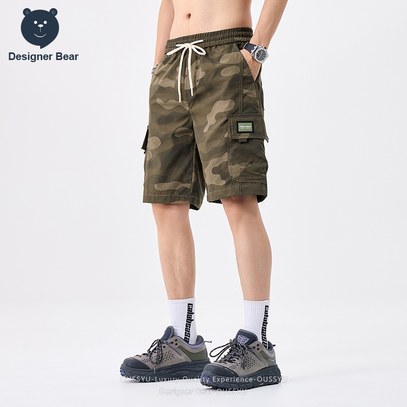 กางเกงขาสั้นคาร์โก้ลายพรางสำหร - Summer Clothing Work บทวิจารณ์และราคา