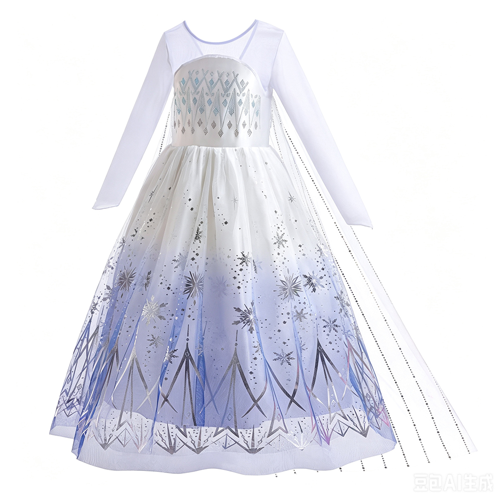 ชุดเอลซ่าสีขาวสำหรับเด็กผู้หญิ - Summer Dresses Yours Clothing บทวิจารณ์และราคา