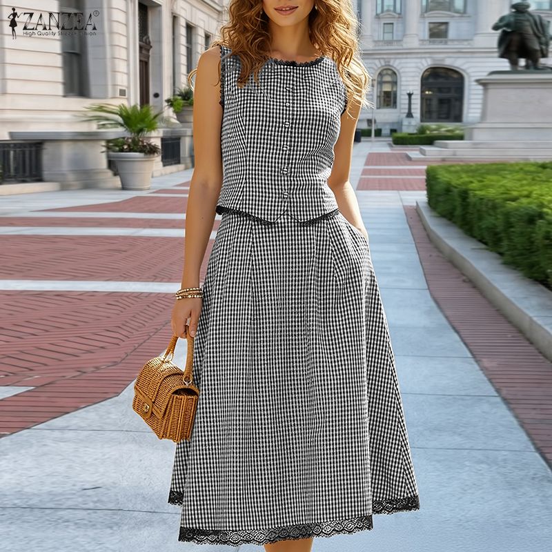 ชุดเซ็ท 2 ชิ้นสำหรับผู้หญิงสุด - Summer Clothing Work บทวิจารณ์และราคา