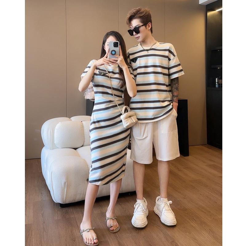 เสื้อผ้าลายทางเข้าชุดสำหรับพ่อ - Summer Dresses Yours Clothing บทวิจารณ์และราคา