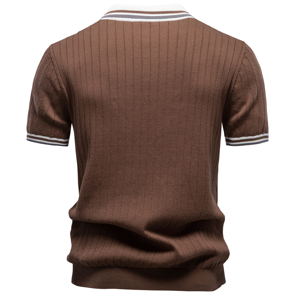 AIOPESON เสื้อโปโลผู้ชาย ผ้าฝ้ - Summer Clothing Old Money บทวิจารณ์และราคา