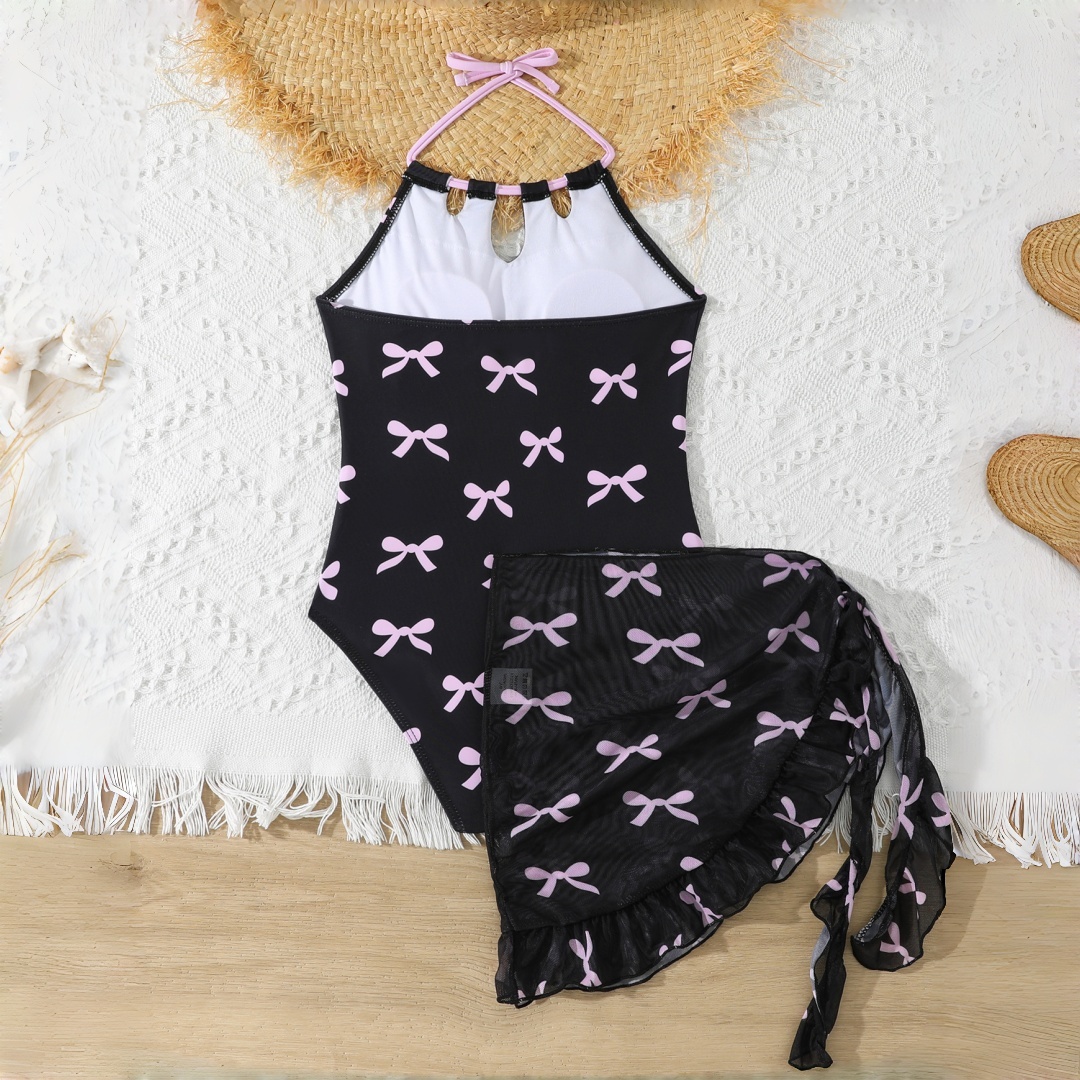 ชุดว่ายน้ำวันพีซสีดำสำหรับเด็ก - Summer Clothing Teen Girls บทวิจารณ์และราคา