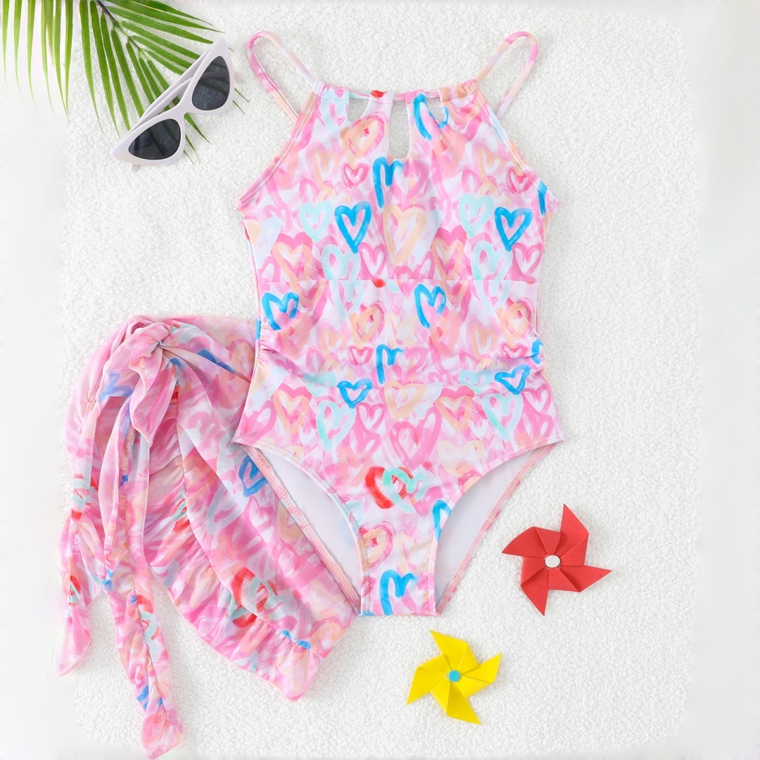 ชุดว่ายน้ำวันพีซสีดำสำหรับเด็ก - Summer Clothing Teen Girls บทวิจารณ์และราคา