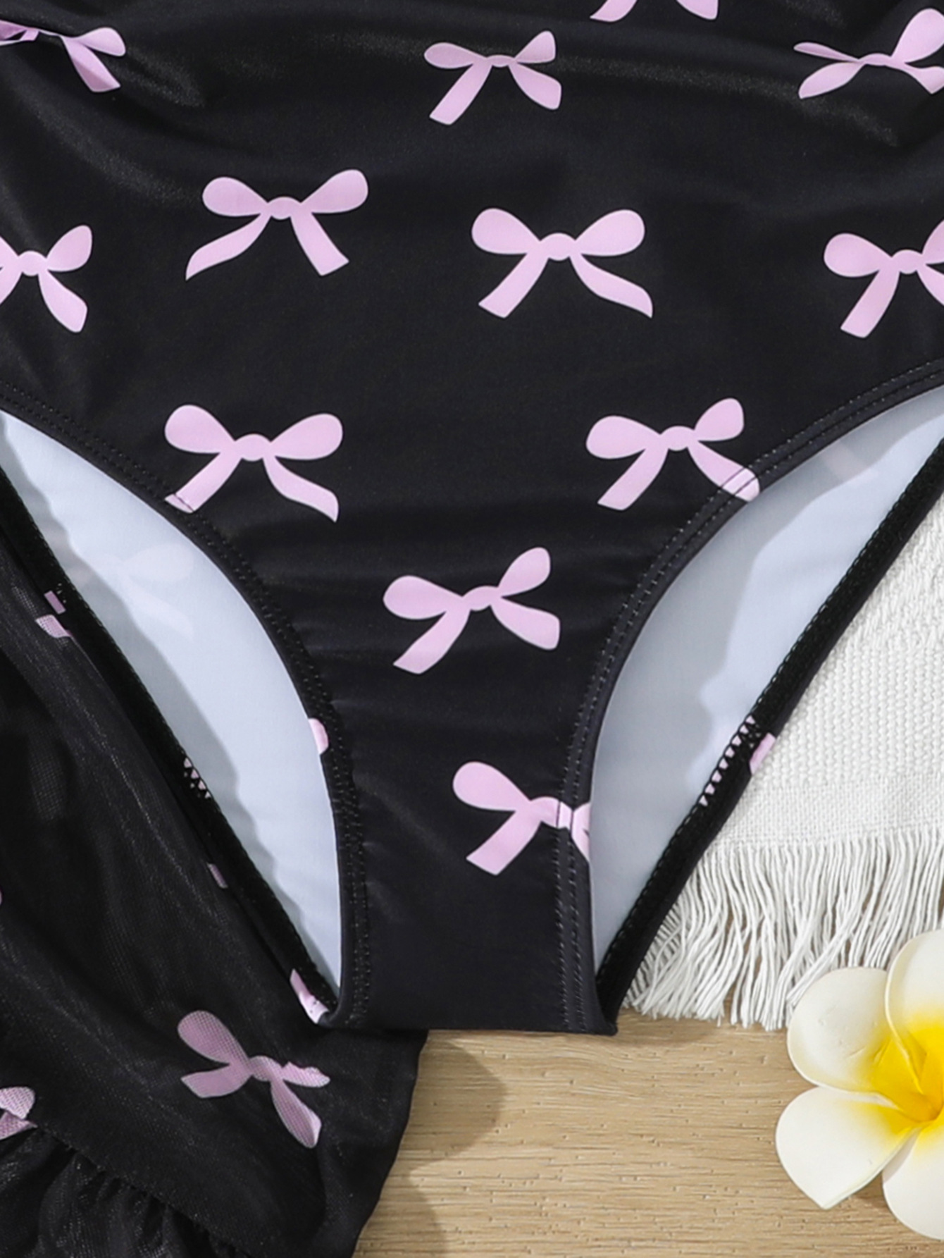 ชุดว่ายน้ำวันพีซสีดำสำหรับเด็ก - Summer Clothing Teen Girls บทวิจารณ์และราคา