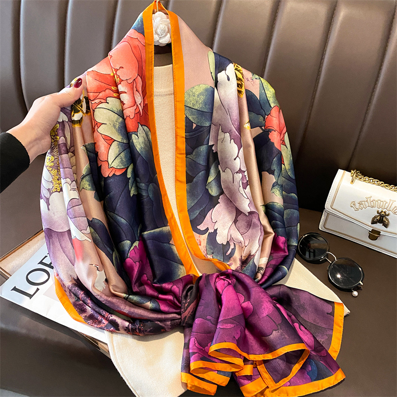 Syal Sutra ซาตินแฟชั่นขนาด180X - Summer Clothing Hijab บทวิจารณ์และราคา