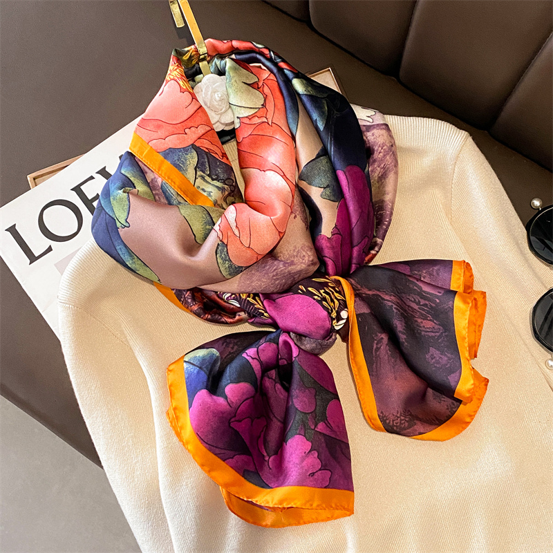 Syal Sutra ซาตินแฟชั่นขนาด180X - Summer Clothing Hijab บทวิจารณ์และราคา