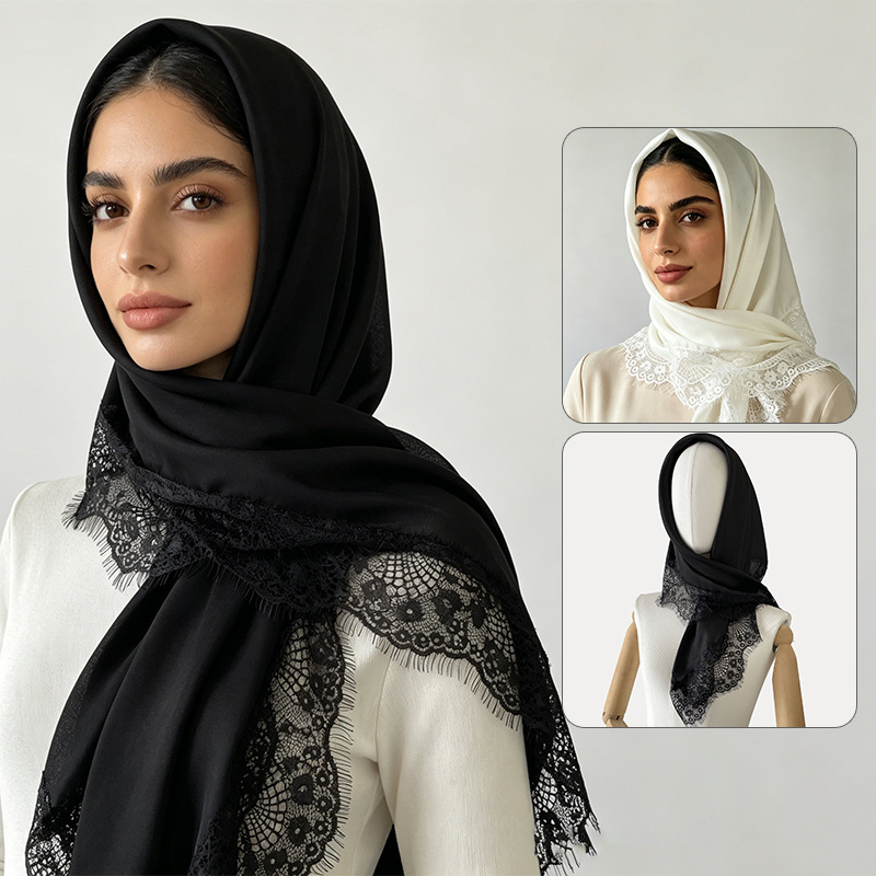 ผ้าพันคอสี่เหลี่ยมขนาด 70x70 ซ - Summer Clothing Hijab บทวิจารณ์และราคา