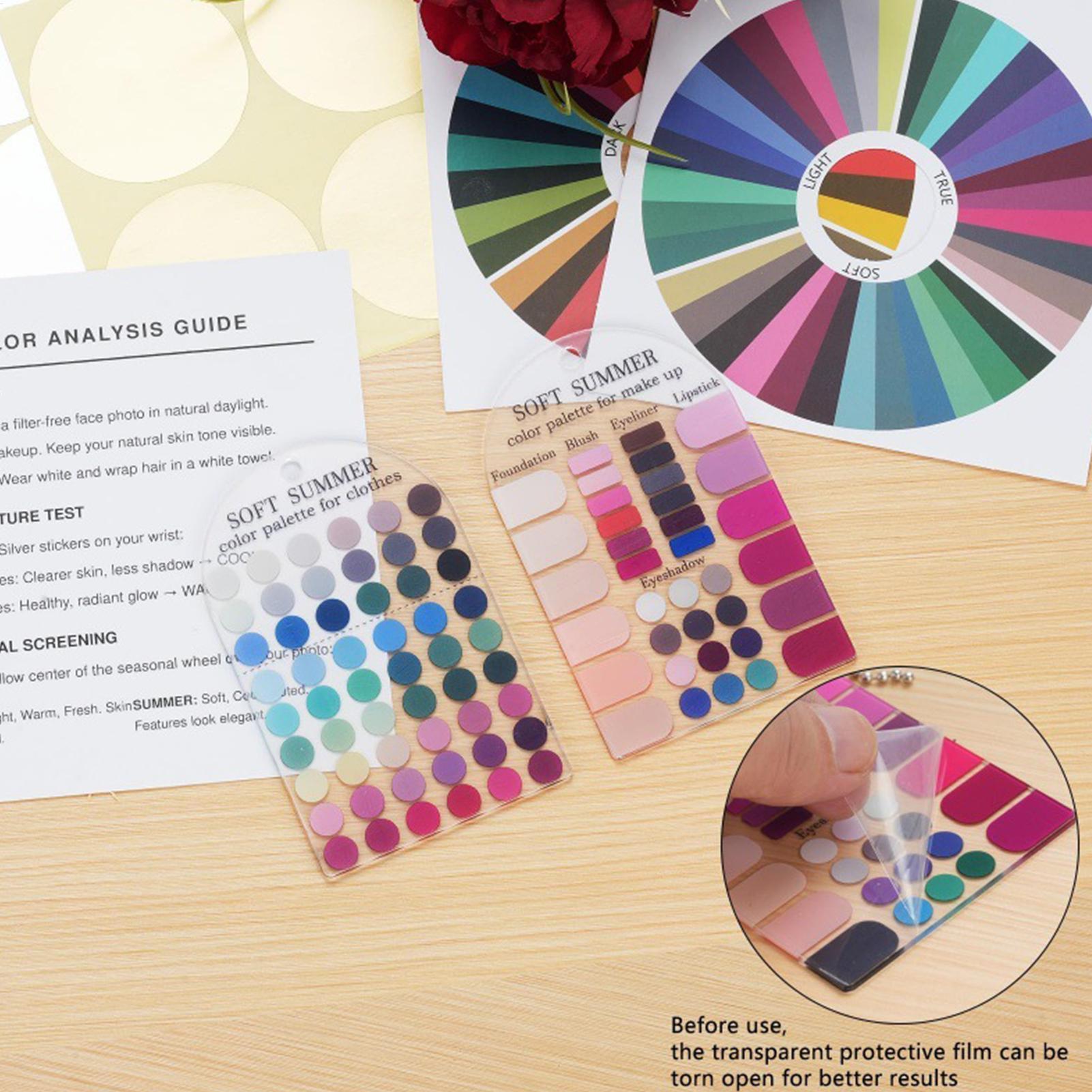 การ์ดสีอะคริลิก 2 ชิ้น สำหรับฤ - Summer Clothing Palette บทวิจารณ์และราคา