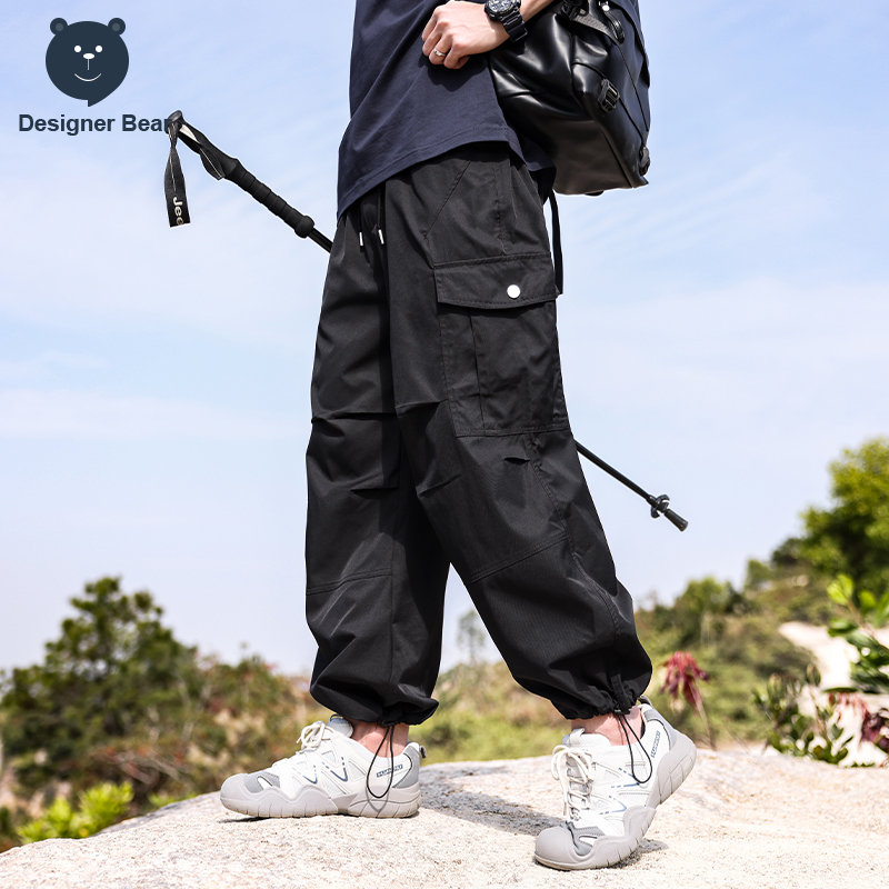 กางเกงคาร์โก้ทรงหลวมสำหรับผู้ช - Summer Clothing Work บทวิจารณ์และราคา