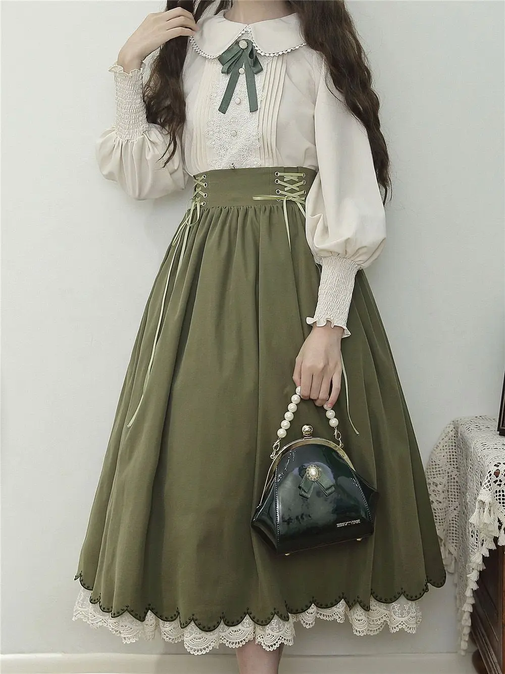 Nonsar ชุดเดรสปักลายโลลิต้าชุด - Summer Victorian Clothing บทวิจารณ์และราคา