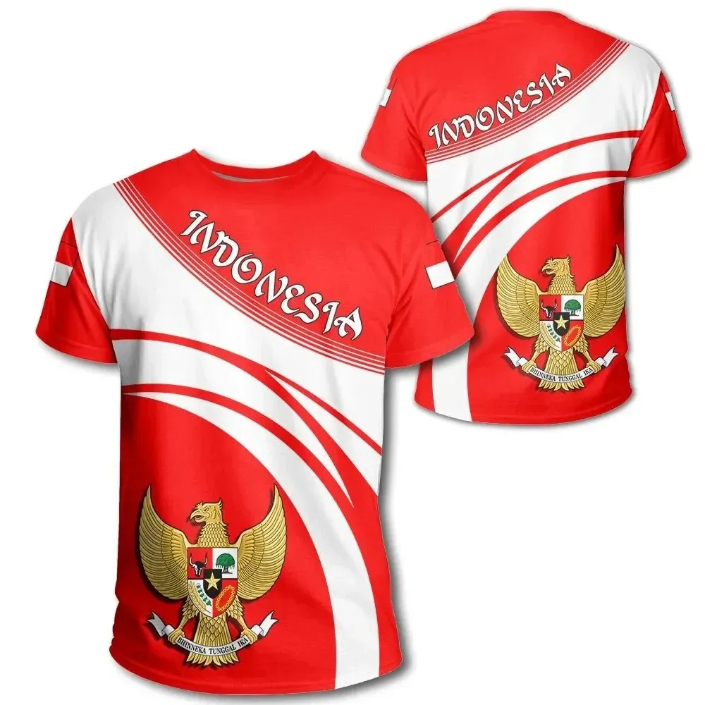 ธงอินโด 3D Heraldic พิมพ์เสื้อ - Summer Clothing Teens บทวิจารณ์และราคา