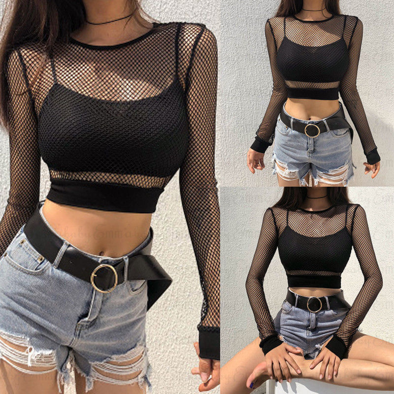 เซ็กซี่สีดำHollow Outตาข่ายหญิ - Summer Clothing Old Money บทวิจารณ์และราคา