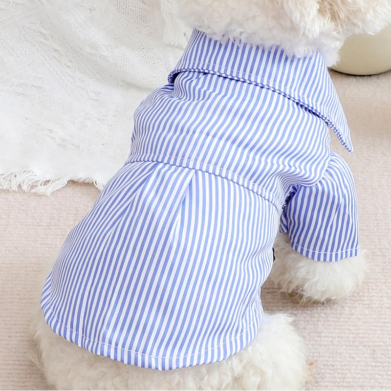 เสื้อสุนัขสัตว์เลี้ยงเสื้อลายท - Summer Dog Clothing บทวิจารณ์และราคา
