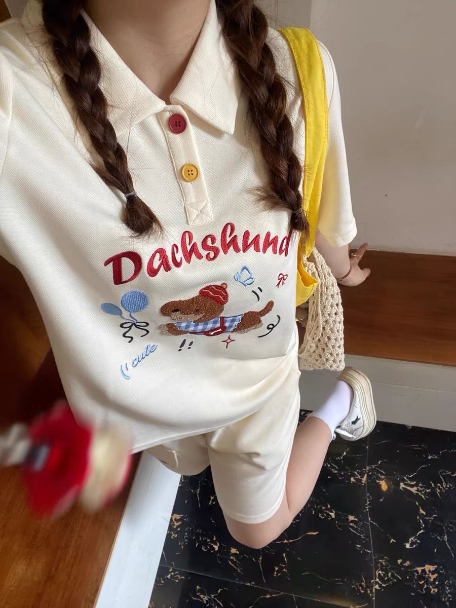 Kawaii เย็บปักถักร้อยสุนัขสไตล - Summer Dog Clothing บทวิจารณ์และราคา