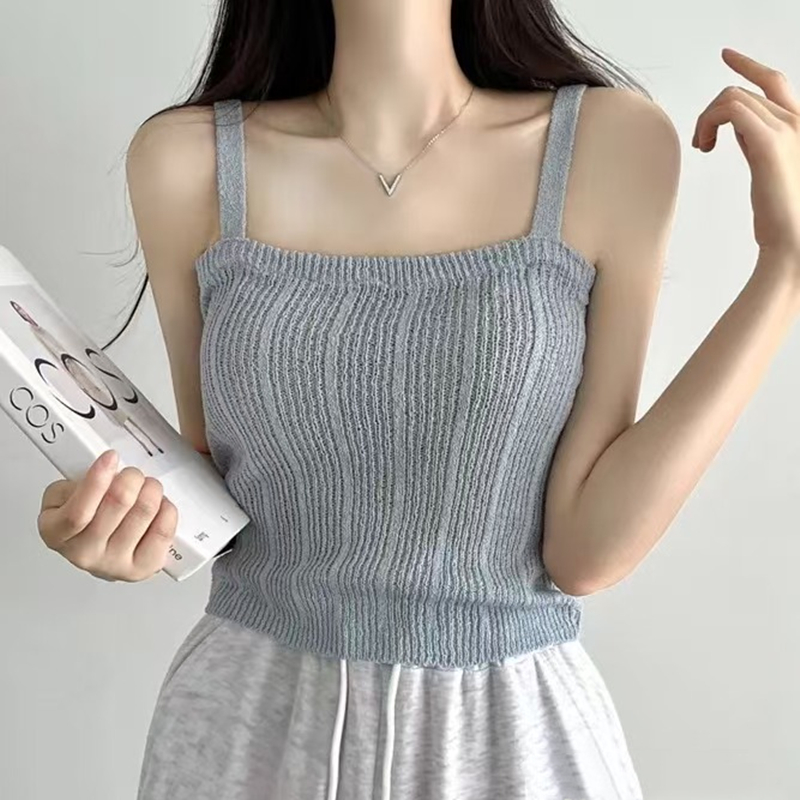 ถัก Cami Top สําหรับผู้หญิงวัย - Summer Clothing Teens บทวิจารณ์และราคา