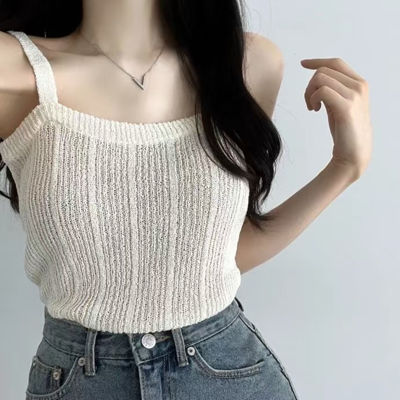 ถัก Cami Top สําหรับผู้หญิงวัย - Summer Clothing Teens บทวิจารณ์และราคา