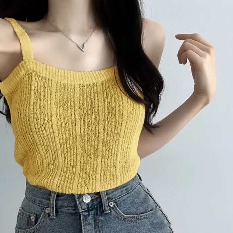ถัก Cami Top สําหรับผู้หญิงวัย - Summer Clothing Teens บทวิจารณ์และราคา